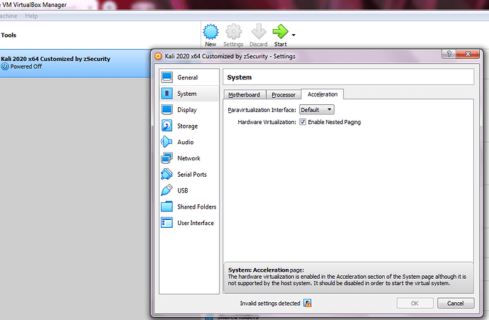 virtualbox paravirtualization interface